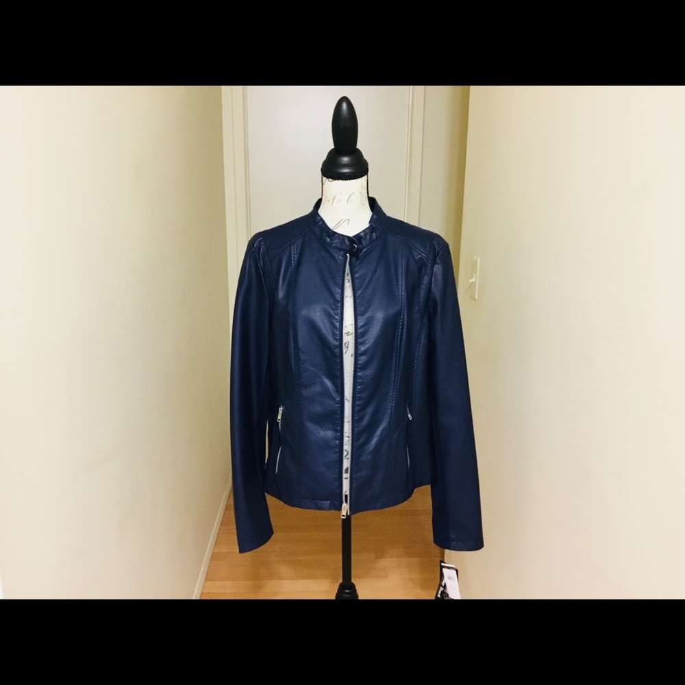 Women’s SZ XL Wilson’s vegan leather Moto  jacket